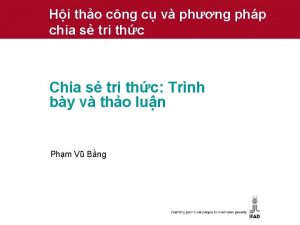 Hi tho cng c v phng php chia