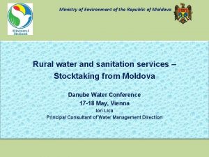 Ministry of Environment of the Republic of Moldova