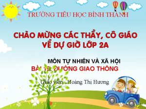TRNG TIU HC BNH THNH Cho mng cc