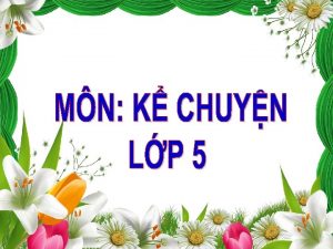 K chuyn L T TRNG K chuyn L