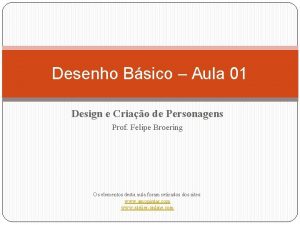 Desenho Bsico Aula 01 Design e Criao de