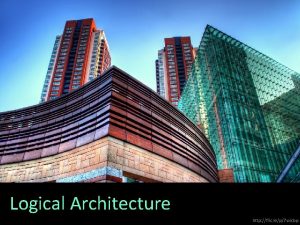 Logical Architecture http flic krp7 wicbp What are