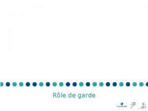 Rle de garde Quand le mdecin gnraliste et