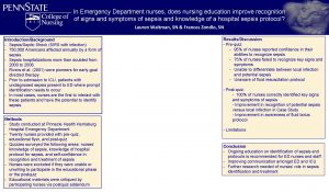 In Emergency Department nurses does nursing education improve