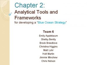 Chapter 2 Analytical Tools and Frameworks for developing