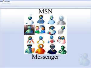 MSN Messenger Seminrio Universidade Federal de Minas Gerais