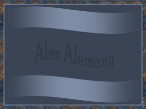 Alex Alemany nasceu em Gandia Valncia Espanha em