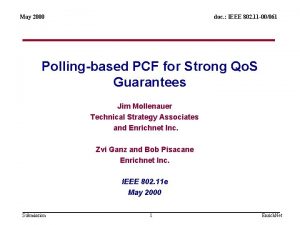 May 2000 doc IEEE 802 11 00061 Pollingbased