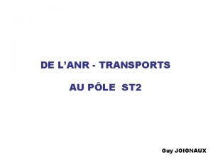 DE LANR TRANSPORTS AU PLE ST 2 Guy