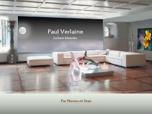 Paul Verlaine La lune blanche N S Par