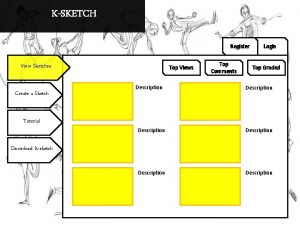 KSKETCH Register View Sketches Create a Sketch Tutorial