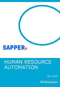HUMAN RESOURCE AUTOMATION Oct 2020 Whitepaper Table of