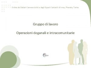 Ordine dei Dottori Commercialisti e degli Esperti Contabili