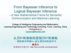 From Bayesian Inference to Logical Bayesian Inference A