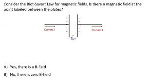 Consider the BiotSavart Law for magnetic fields Is
