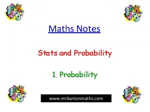 Maths Notes Stats and Probability 1 Probability www