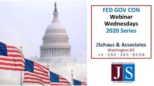 FED GOV CON Webinar Wednesdays 2020 Series JSchaus