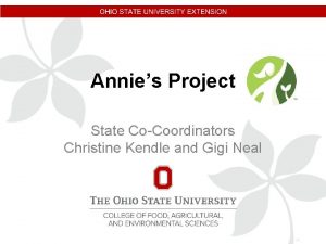 Annies Project State CoCoordinators Christine Kendle and Gigi