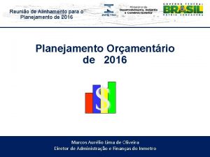 Reunio de Alinhamento para o Planejamento de 2016