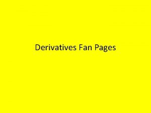 Derivatives Fan Pages 1 st declension mf puella