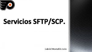 Gabriel Montas Len SPC El protocolo SCP es