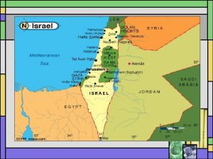 ISRAEL AND PALESTINE History Wars Politics and The