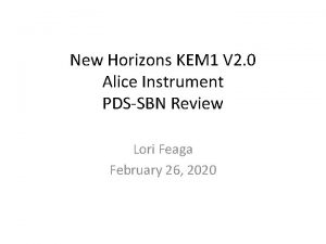New Horizons KEM 1 V 2 0 Alice