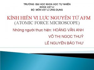 TRNG I HC KHOA HC T NHIN KHOA