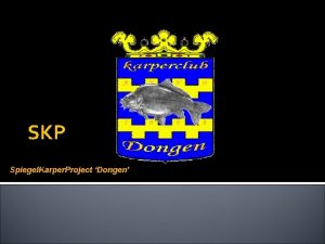 SKP Spiegel Karper Project Dongen Wat is een