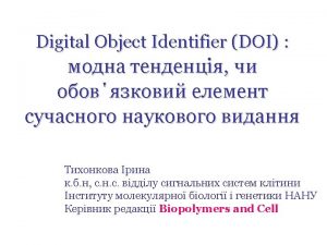 Biopolymers and Cell 1 2007 elibrary ru IF