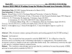 March 2019 doc IEEE 802 15 19 0115