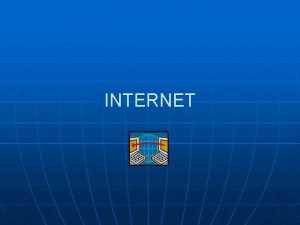 INTERNET Raunalne mree Su sustavi meusobno povezanih raunala