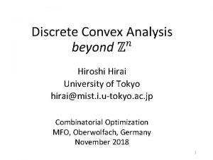 Hiroshi Hirai University of Tokyo hiraimist i utokyo