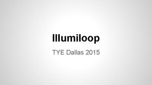 Illumiloop TYE Dallas 2015 The Crew Divya Viswanathan