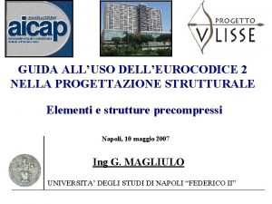 GUIDA ALLUSO DELLEUROCODICE 2 NELLA PROGETTAZIONE STRUTTURALE Elementi