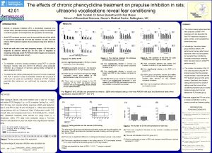 42 01 The effects of chronic phencyclidine treatment