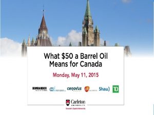 Lower oil prices and the energy outlook May