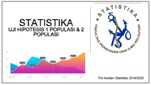 Tim Asisten Statistika 20192020 TUJUAN PRAKTIKUM 1 Praktikan