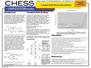 Youngest Path ManytoOne Routing Karric Kwong Advisor Ruzena