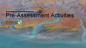 Economic Financial Analyses PreAssessment Activities 1 PreAssessment Activity