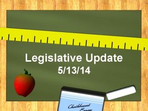 Legislative Update 51314 Senate Finance Committee Base Student