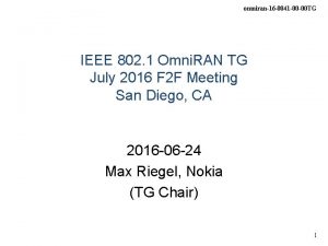 omniran16 0041 00 00 TG IEEE 802 1