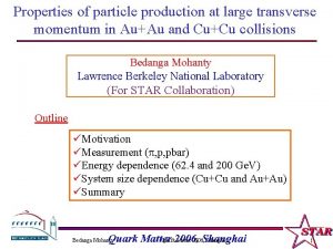 Properties of particle production at large transverse momentum