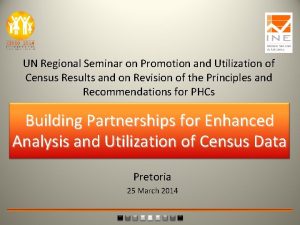 UN Regional Seminar on Promotion and Utilization of