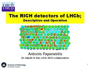 The RICH detectors of LHCb Description and Operation