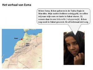 Het verhaal van Esma Ik ben Esma Ik