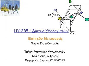 Review Revisiting layers encapsulation decapsulation packet 2 Brief Review Revisiting layers encapsulation decapsulation packet 2 Brief