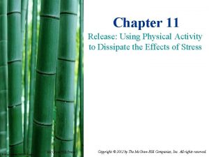 Chapter 11 Release Using Physical Activity to Dissipate