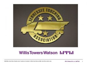 2016 Willis Towers Watson All rights reserved Proprietary