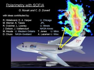 Polarimetry with SOFIA G Novak and C D